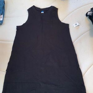 Old navy black tank top dress